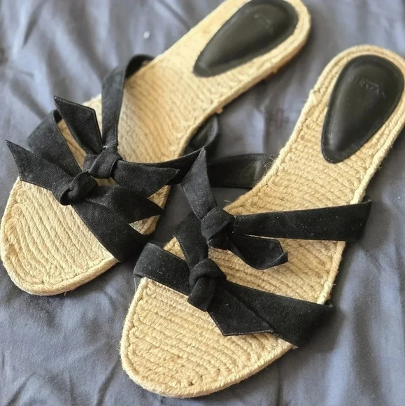 Alexandre Birman | Black Clarita Suede Sandals Sz 40 - Picture 1 of 6